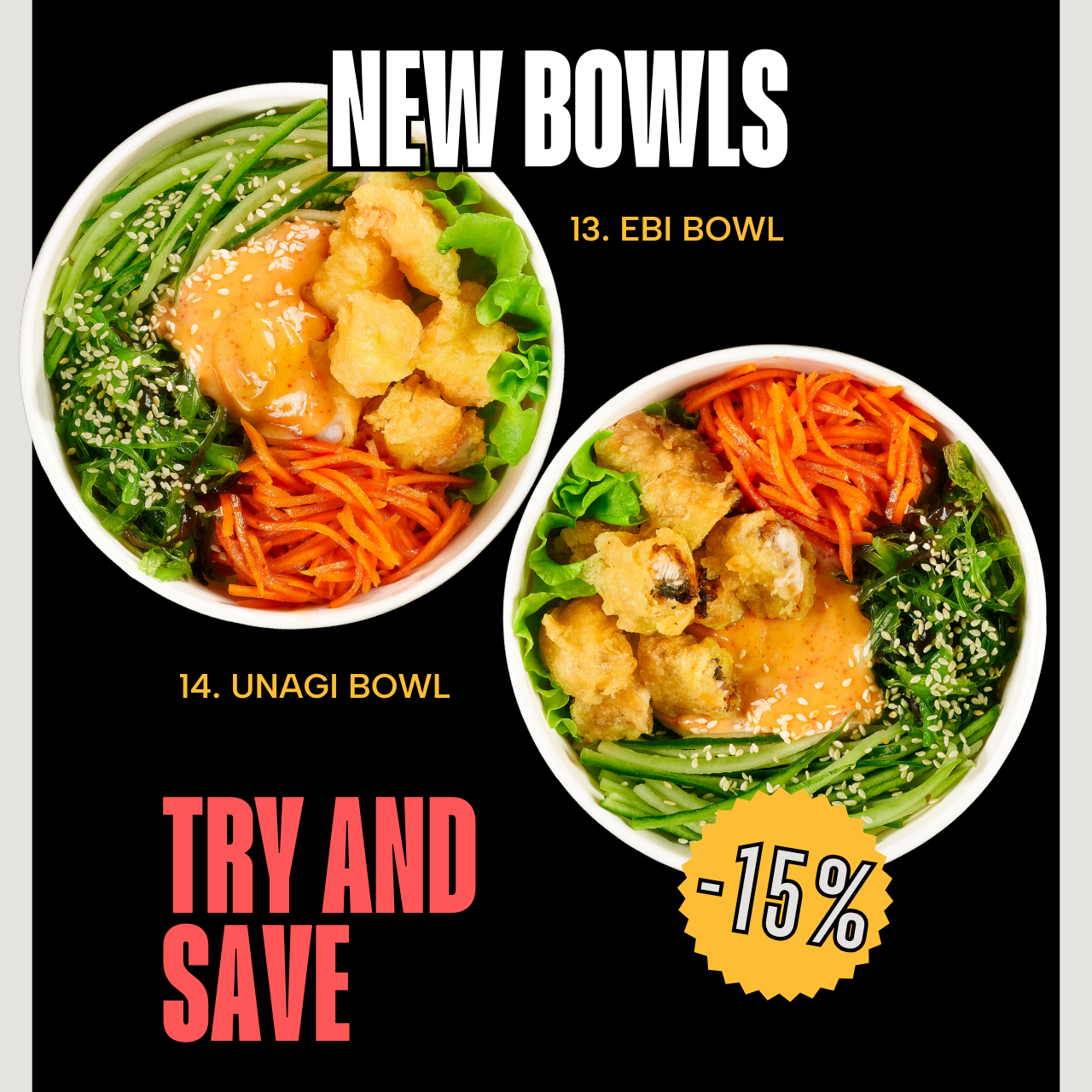 NEW BOWLS